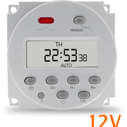 Programador Horário CN101A 12 VDC 16 A