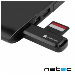 Lector de Tarjetas Natec Scarab 2 USB 3.0 SD y microSD