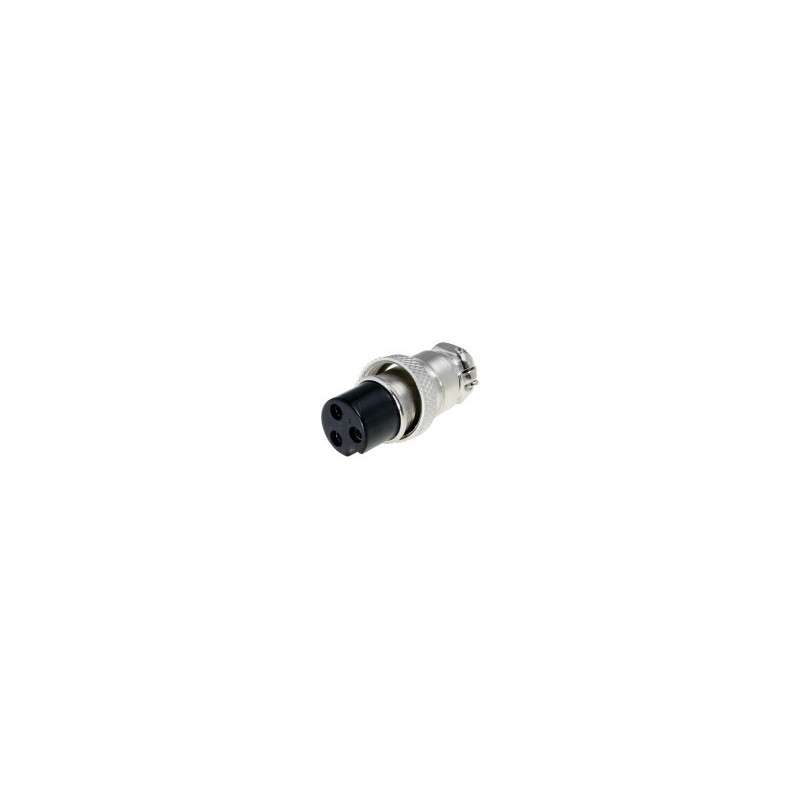 Female microphone plug 3-pin cable