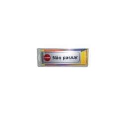 (Nao Passar) Plastic Sticker 17x5.5mm