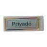 (Privado)  Plastic Sticker 17x5.5mm