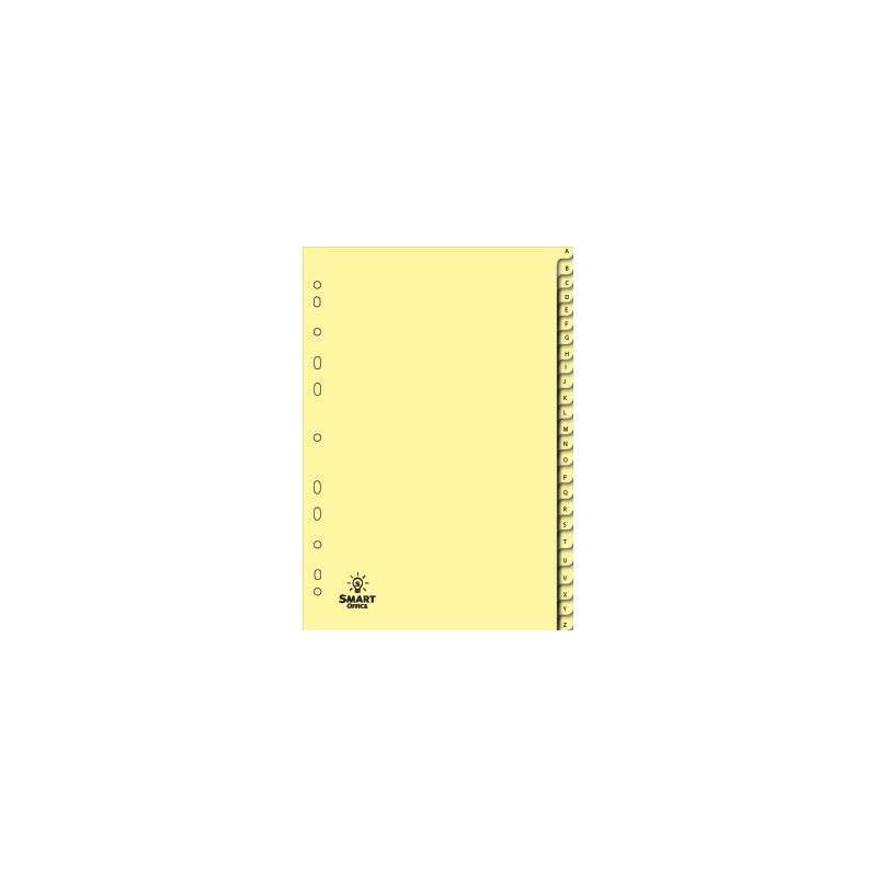 Separadores de cartón (180gr) A4 Indice A-Z