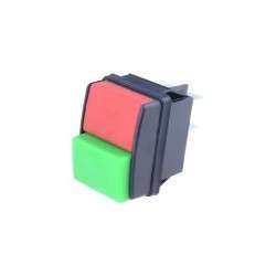 interruptor de presión doble rojo / verde