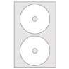 Labels 117 mm API Tenza Triplet CD or DVD 100 sheets 200un