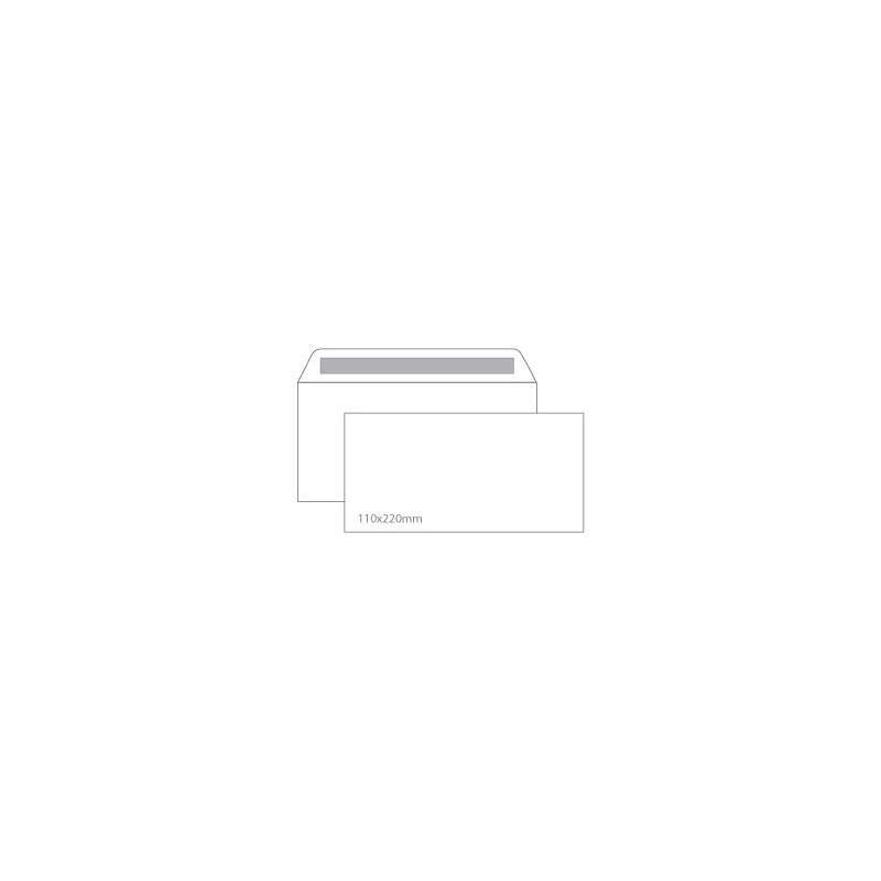 Envelope 110X220mm s / Window Box 1un Autodex (53219) Paper 90 gr