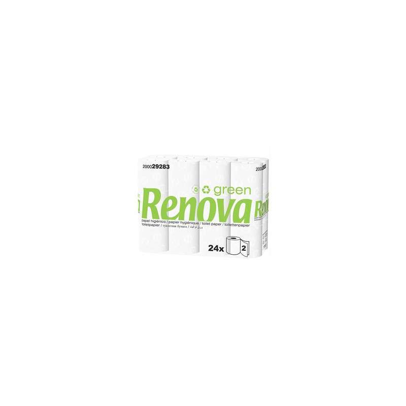 Higienico paper RenovaGreen 2Fls 16,5mts (Pack 24)