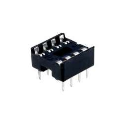 Suporte para circuitos integrados  - 8 pinos  - 7.62mm