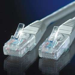 NET cable U / UTP C6E 0.5m GREY