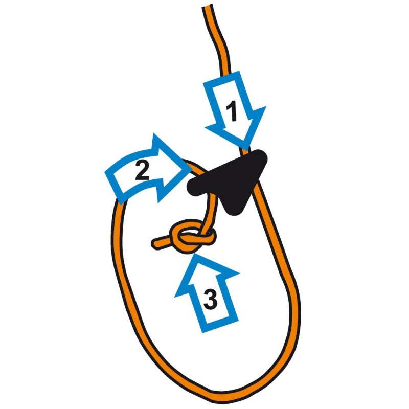 Teaser Rope Hand Line Line-Lok Rope Tensioner 2-4mm