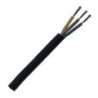 Round electric multi-wire cable FVV 3x1mm² Black