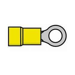 Terminal de olhal isolado amarelo (4.0-6.0mm²) Ø5.3mm