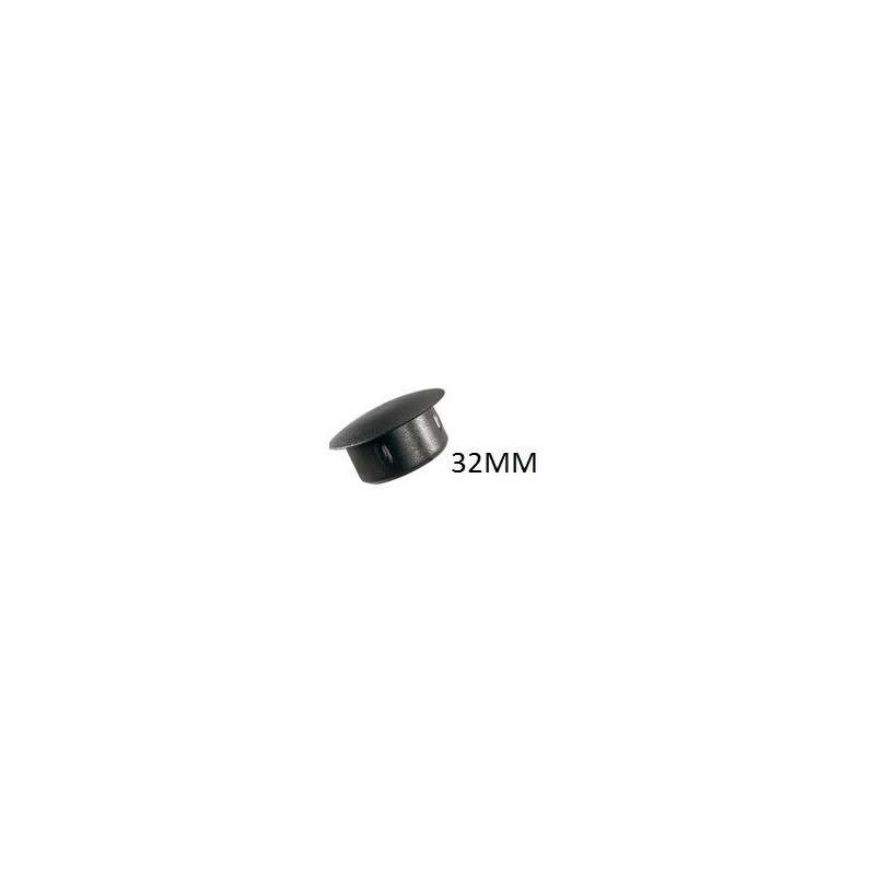 Round inner cap 32MM PVC Black