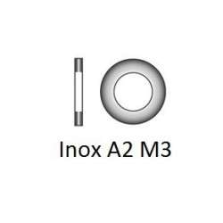 Arandela Plana DIN 125 Inox A2 M3