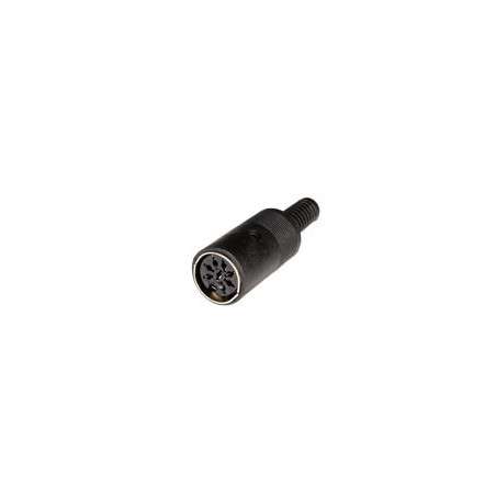 Fc0050 Ficha DIN 8 pinos femea para cabo