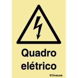 Signaling plate for Electrical Panel (portuguese)