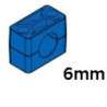 Pieffeci C2-006-PP Abrazadera DIN 3015-1 Ø6mm