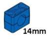Pieffeci C3-014-PP Abrazadera DIN 3015-1 Ø14mm