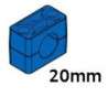 Pieffeci C4-020-PP Abraçadeira DIN 3015-1 Ø20mm