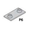 Base plate for welding P6