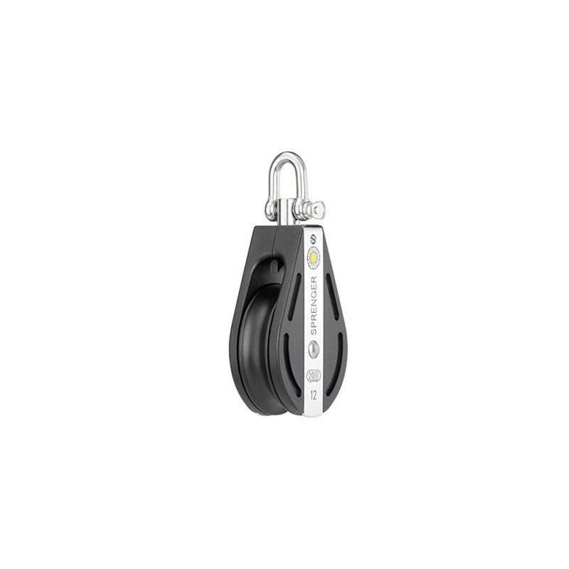Pulley HD Anti-Tangle up to 12 mm,Stainless 