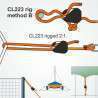 Tensor de clip de lazo 3-6mm CL223