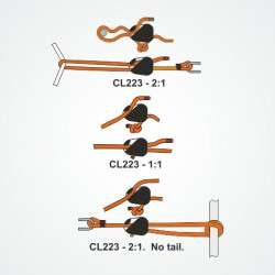 Loop Cleat Tensioner 3-6mm CL223 