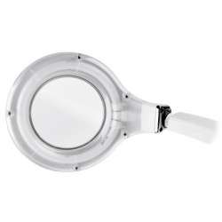 Table Lamp w / Loupe + White Cover
