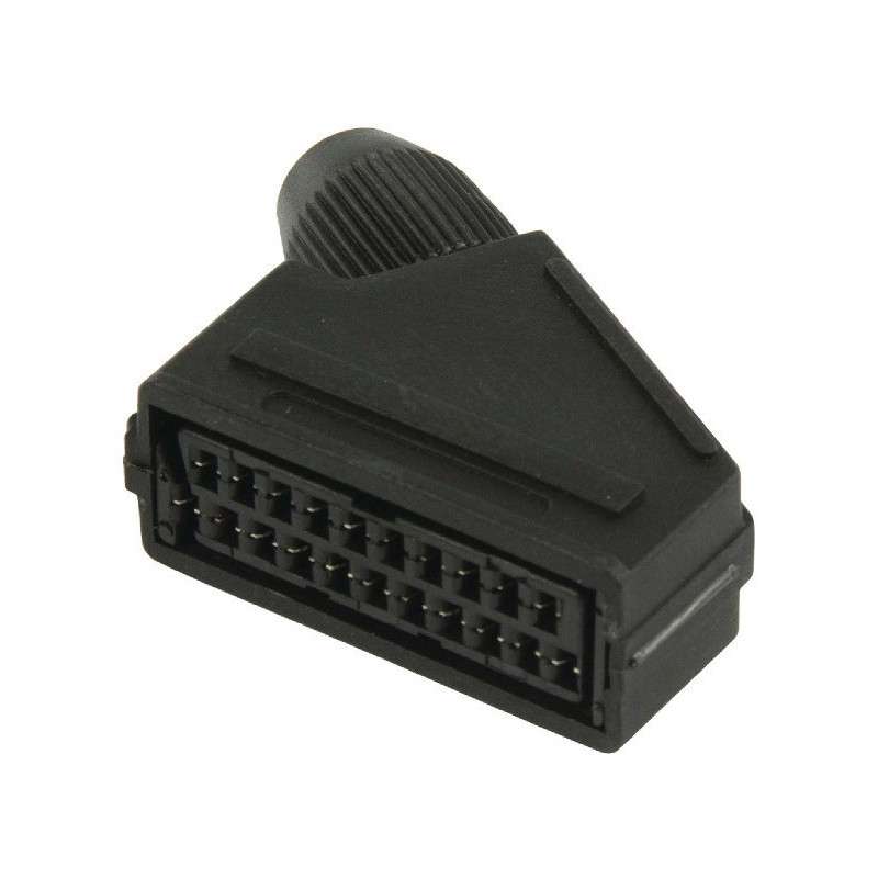 SCART connector Female to cable (soldering)
