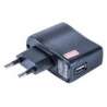 mains charger with USB-A 5VDC 1000mA