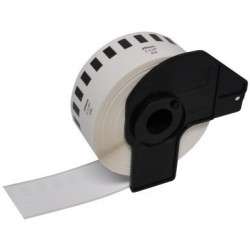 Rollo de papel, continuo adhesivo blanco Compatibles DK-22210 Brother