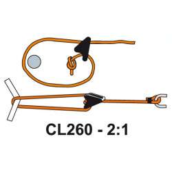 Line-Lok Rope Tensioner 2-4mm Glow