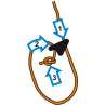 Line-Lok Rope Tensioner 3-5 mm Glow