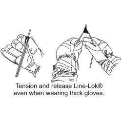 Line-Lok Rope Tensioner 3-5 mm Glow