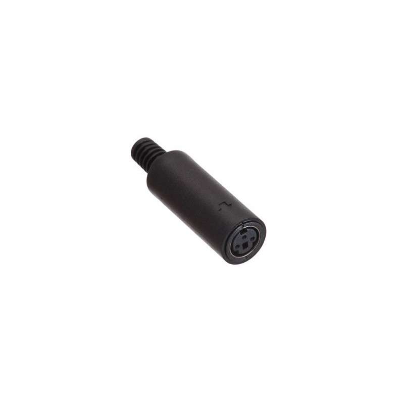 Plug mini DIN 3-pin female for cable