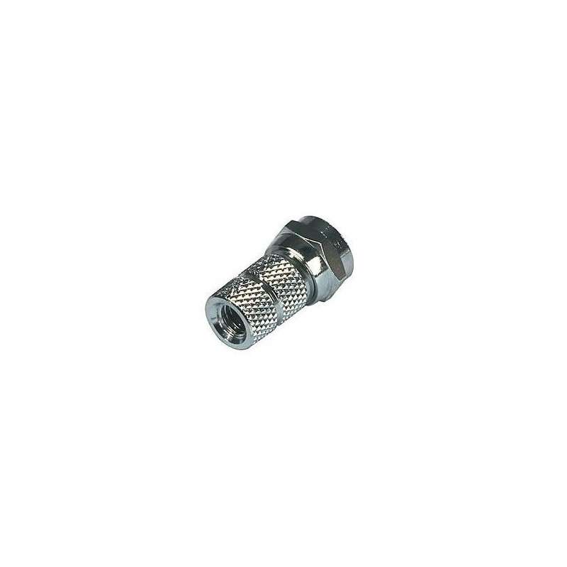 Plug F screwing for cable RG58 Ø5mm