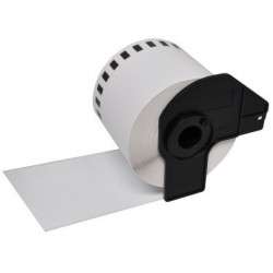 Rollo de papel, continuo adhesivo blanco Compatibles DK-22205 Brother