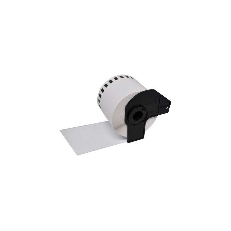 Rollo de papel, continuo adhesivo blanco Compatibles DK-22205 Brother