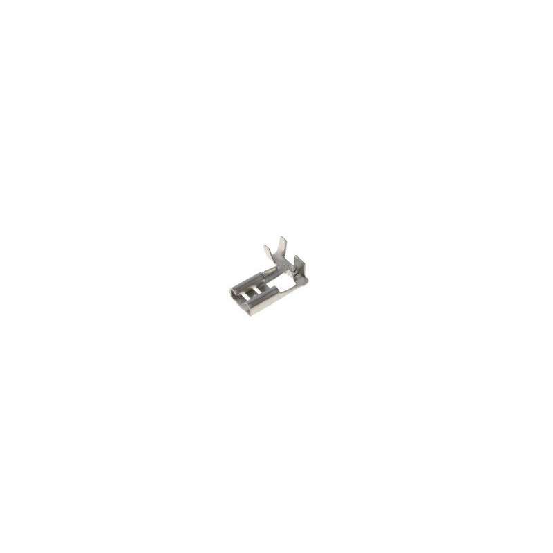 Not isolated female terminal 90º (1.5-2.5mm²) 6.3mm - 10und.