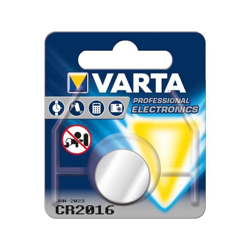 Pilha Litio CR2016 3.0V - Varta