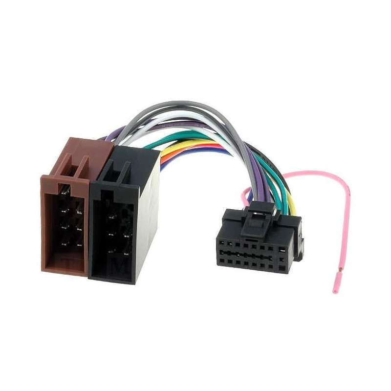 Power adapter for 16-pin ALPINE -ISO male