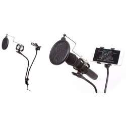 Tabletop Stand for Microphone and Mobile Phone with Acoustic Filter - HQPOWER 09