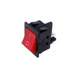 Tilting switch - ON-OFF - 15A (4 pins) - red light