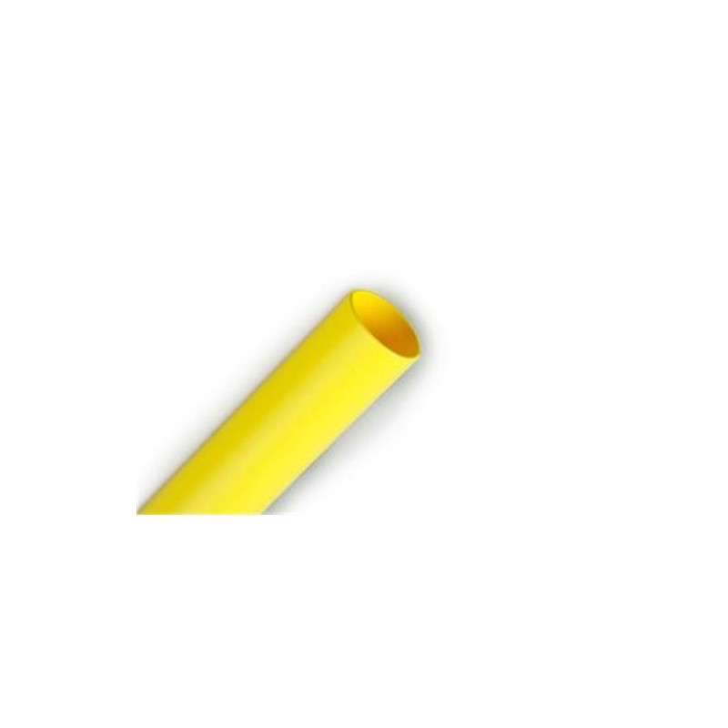Tubo termoretractil 1m 2 : 1 Ø 6.4  - 3.2mm amarillo