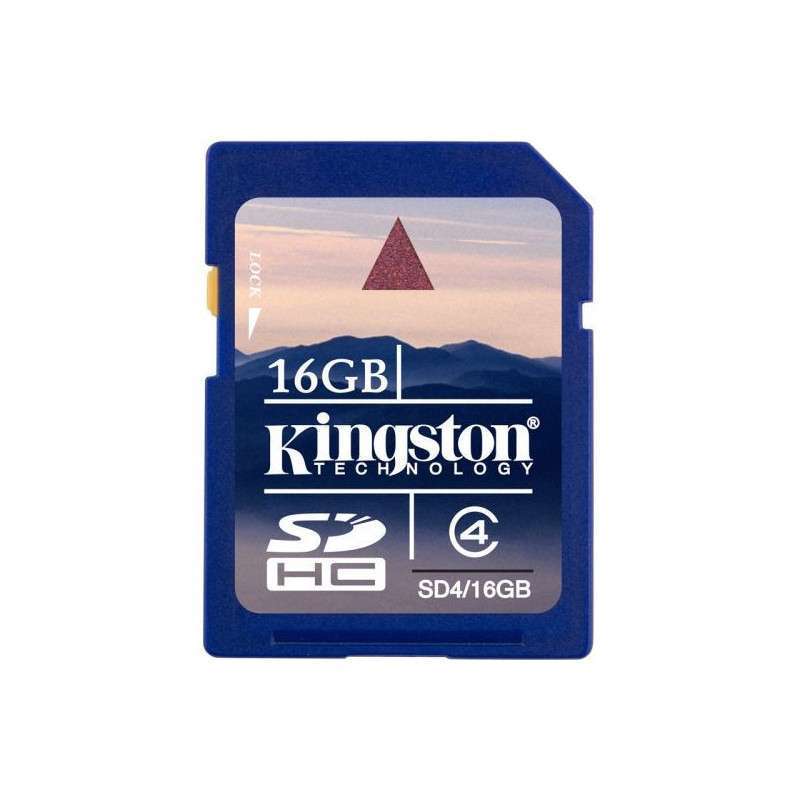 Tarjeta de memoria Kingston SDHC SD4 / 16GB
