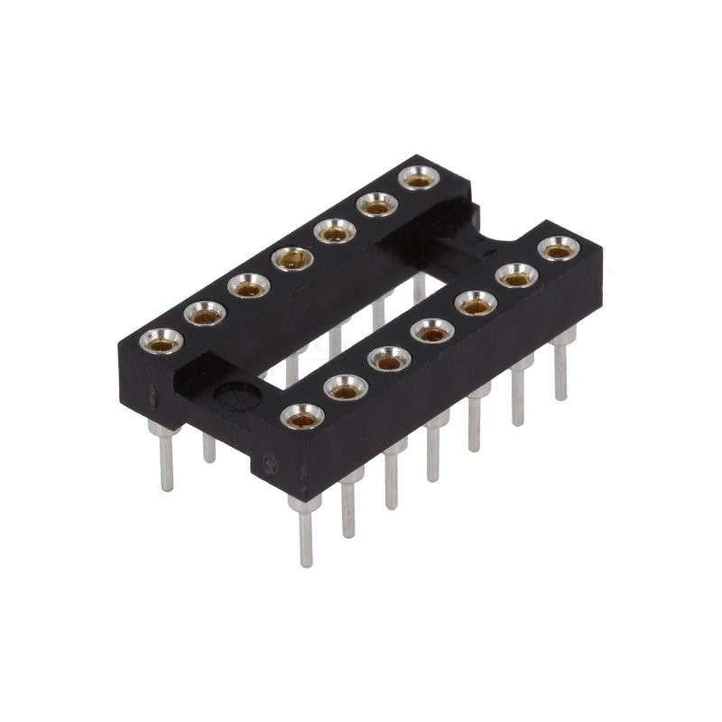 14 pines - 7.62mm - Support for integrated circuits machining