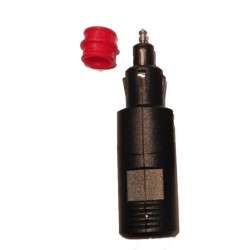 Powerlet male cigarette lighter plug with adapter - 5A
