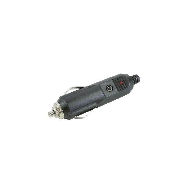 12VDC / 24VDC LED Male Car Cigarette Lighter Plug with 3A Fuse