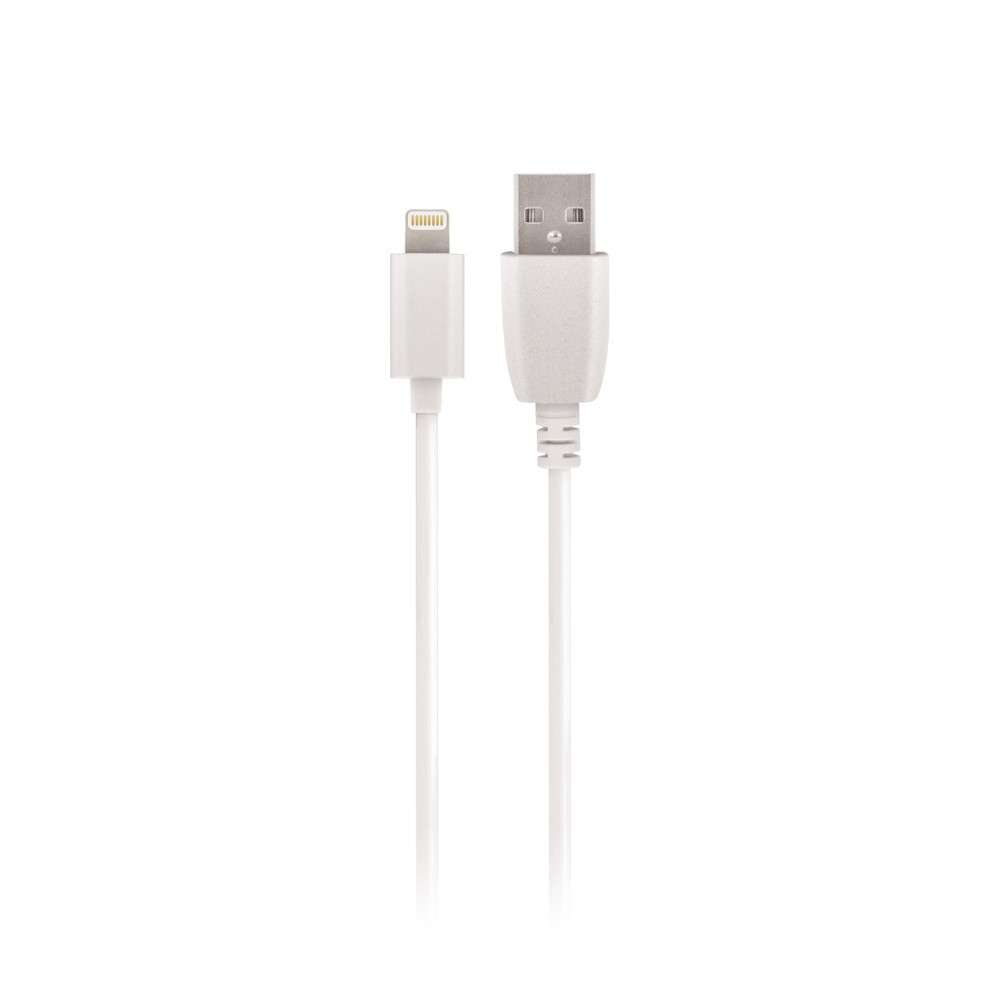 USB-A Cable - Lightning  - White  - Maxlife