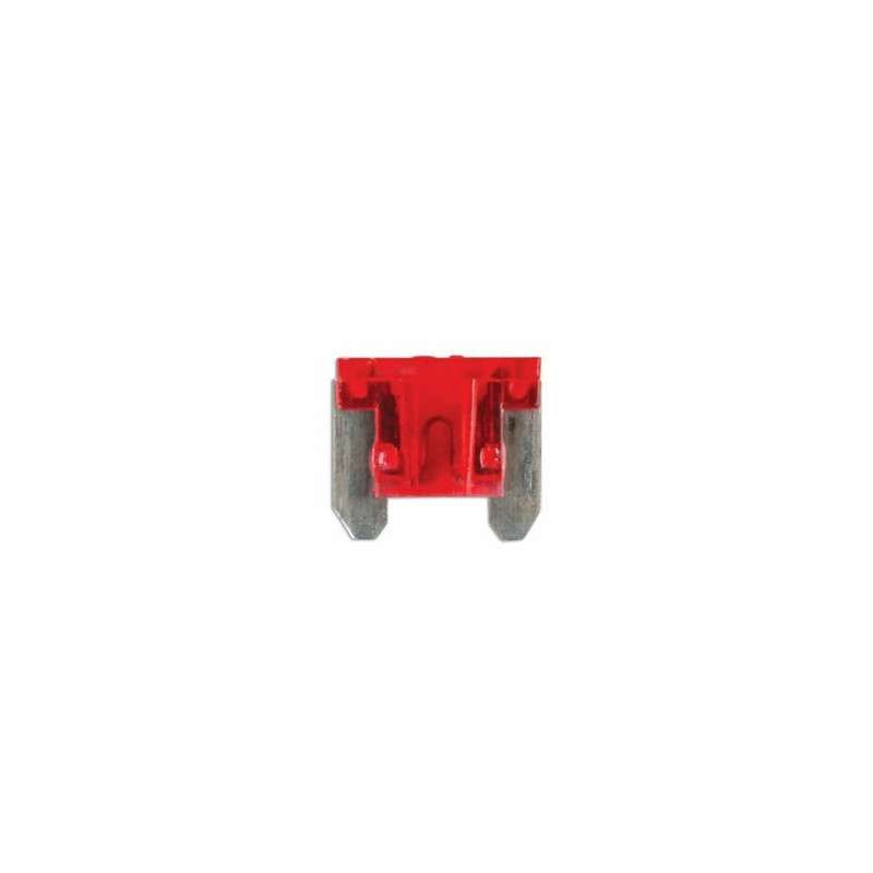 Fusível auto mini 10A vermelho - baixo perfil