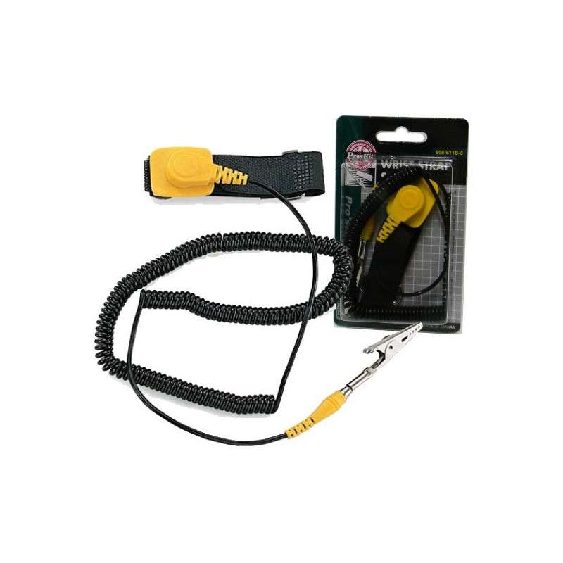 Adjustable Anti-Static Bracelet 2m - Pro'sKit 608-611B-6